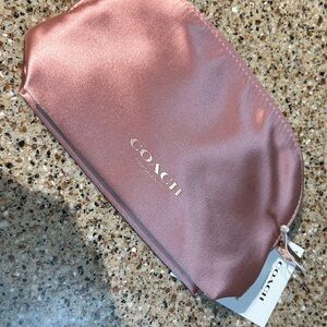 Coach Rose Satin Cosmetic Bag